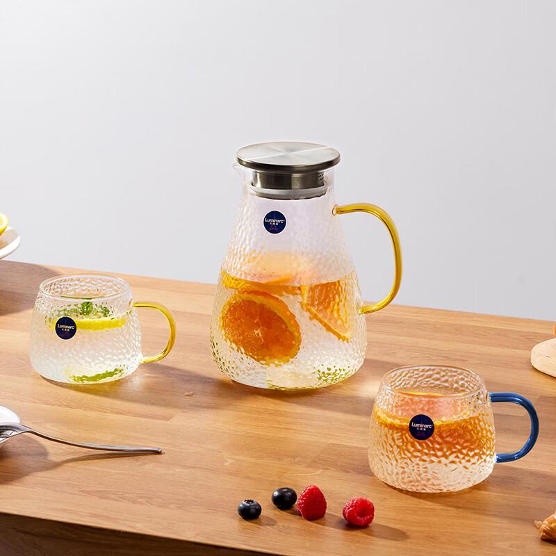 Luminarc Hammered Glass Water Set