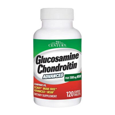 Glucosamina Condroitina Avanzado Plus 1500 mg MSM, 120 Comprimidos Recubiertos