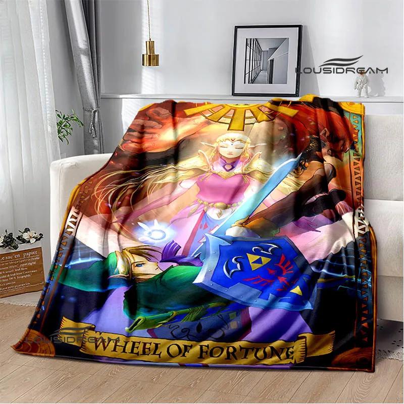 Manta Cartoon 3D Z-Zeldas Mantas de Flanela Quentes Manta Macia e Confortável Mantas para Casa e Viagem forros de cama Presente de Aniversário