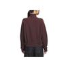 Adidas Womens Loose Jacket Comfortable Stand Collar Long Sleeve Women Jacket Deep-Red KF2543