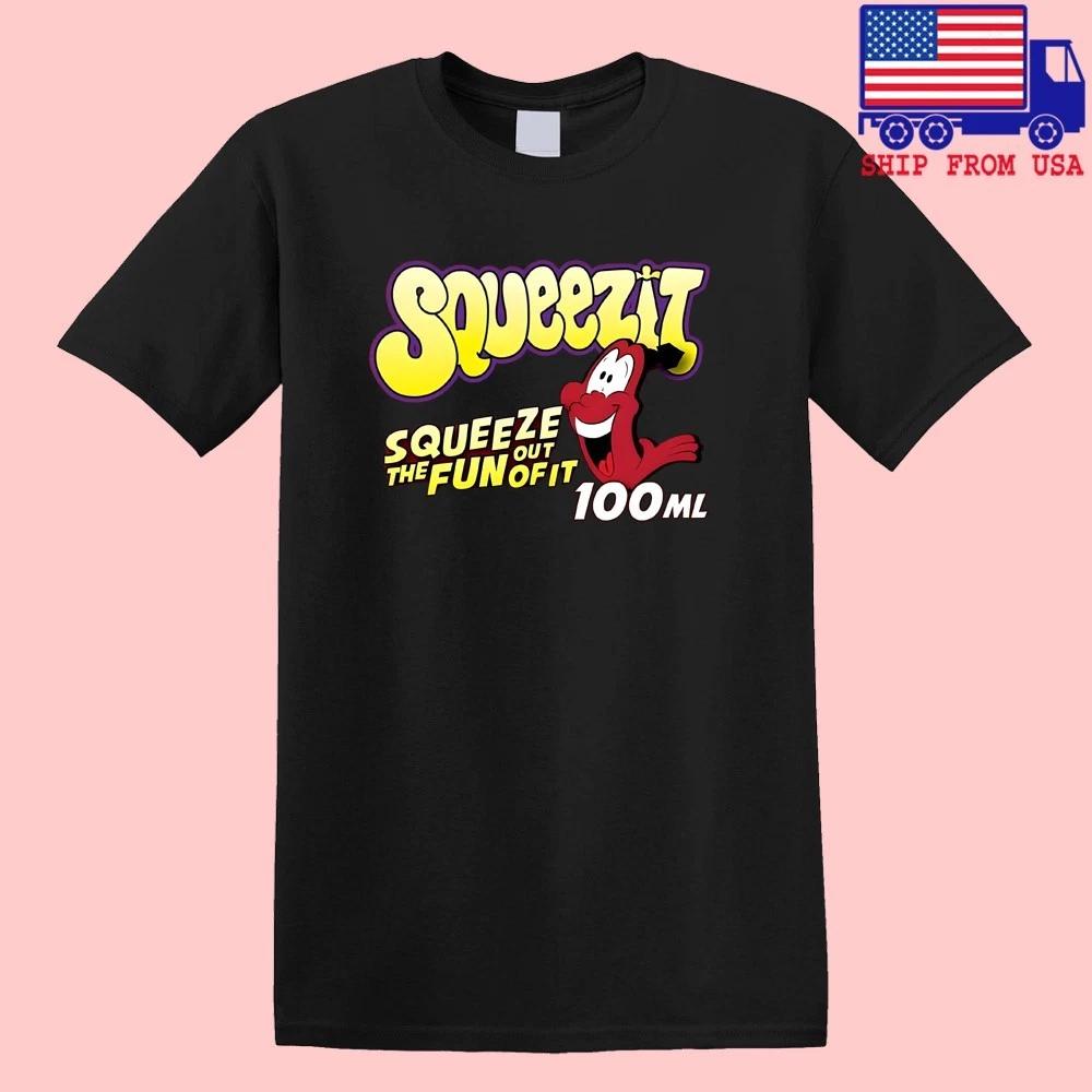 Squeezit Drink 90 s Squeeze It Men s Black Size S-5XL M