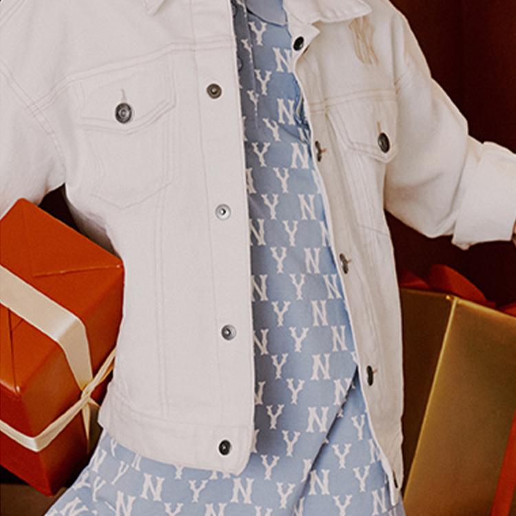 New MLB Children's Dress Light Blue Kids' 7FOPM0423-50BLL