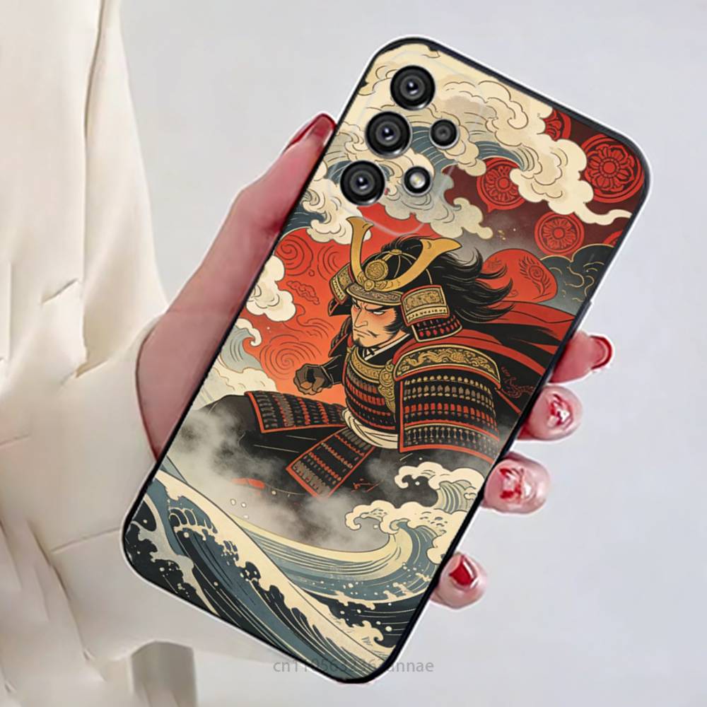 Japan Style Ukiyo-e New Phone Case For Samsung Galaxy A54,34,24,73,53,52,52S,04S,04E,A72 Cover