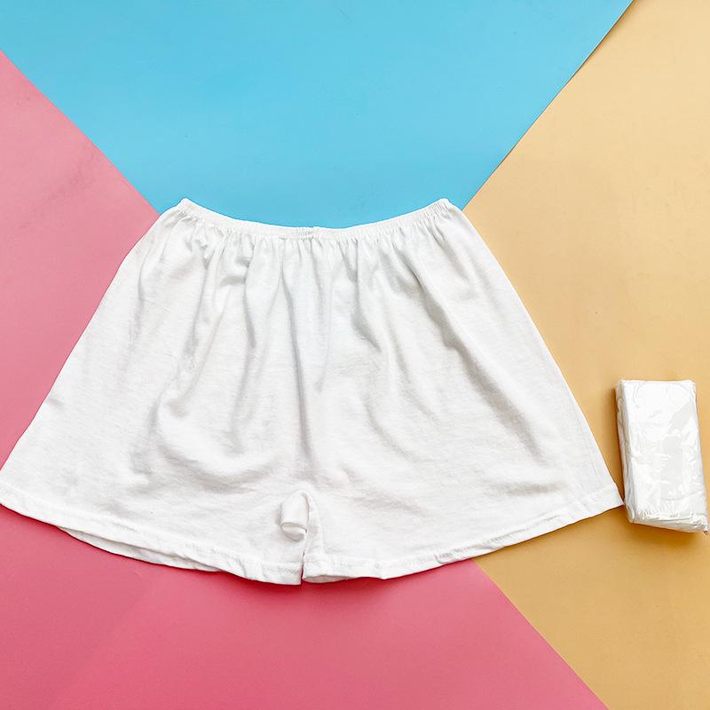 Lenjerie intimă unisex din bumbac de unică folosință pentru călătorii, călătorii de afaceri și maternitate; Pantaloni scurți boxer mărime mare pentru spa și înfrumusețare