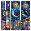 Schöne Sonne Mond Glas Handyhülle Cover für Google Pixel 10 9 8 7 6 9A 8A 7A 6A Pro Stoßfest Weiches TPU 9 Pro XL Hülle Capas