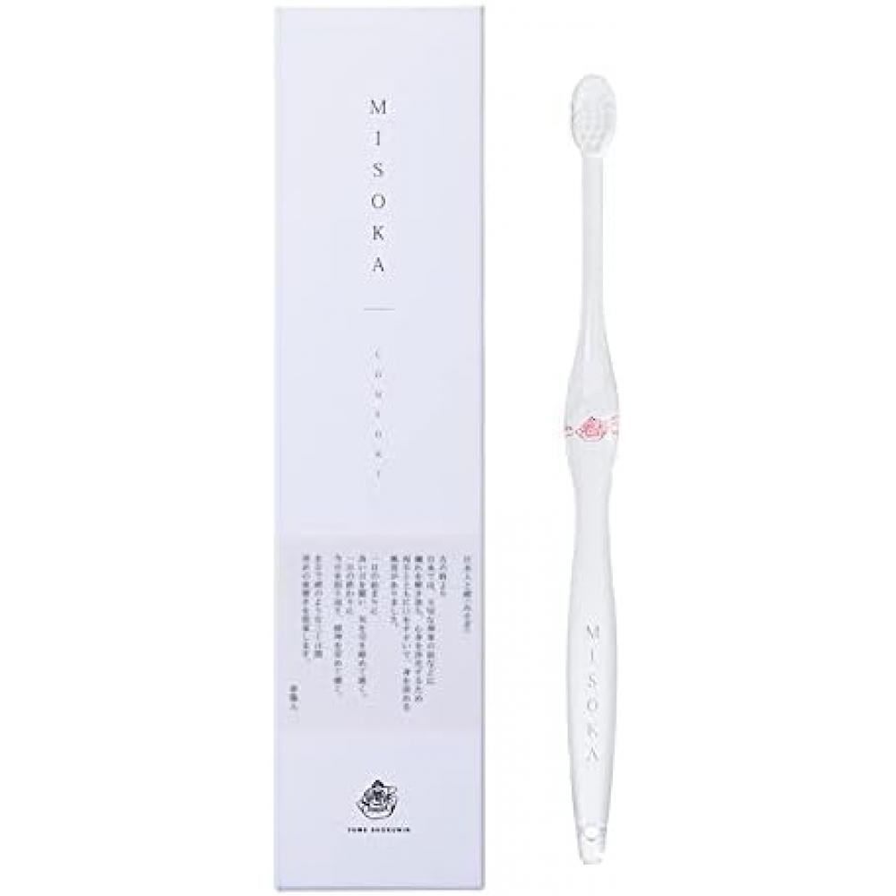 Зубная щетка Misoka Comfort Мягкая для детальной чистки Багровый Сделано в Японии