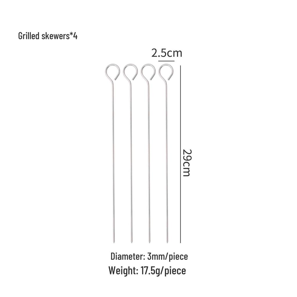 Portable Stainless Steel BBQ Grill Net for Fish, Meat & Vegetables – Foldable & Thickened Outdoor Mesh Clip