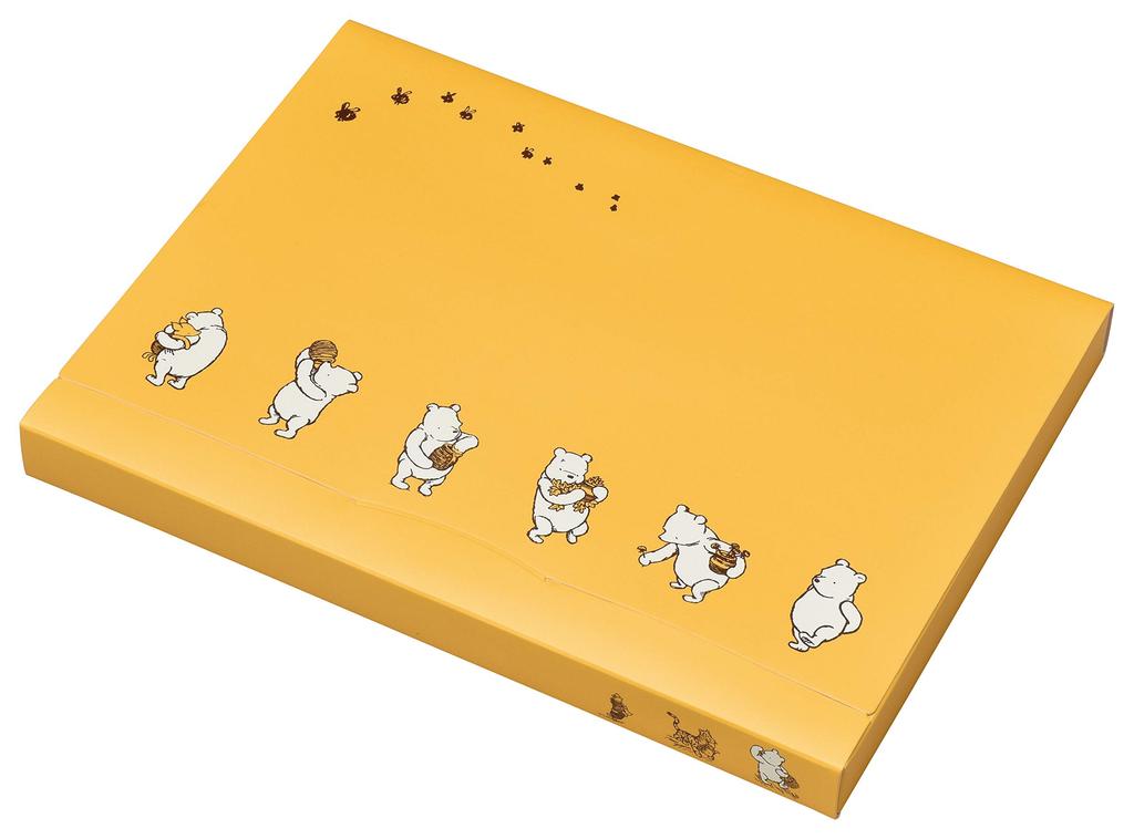 Marushin Towel Greeting Moving Disney Classic 2 Hand Towels Gift, Gift, Gift, Pooh, Chouchumiel, 2275034500, DP-3615,