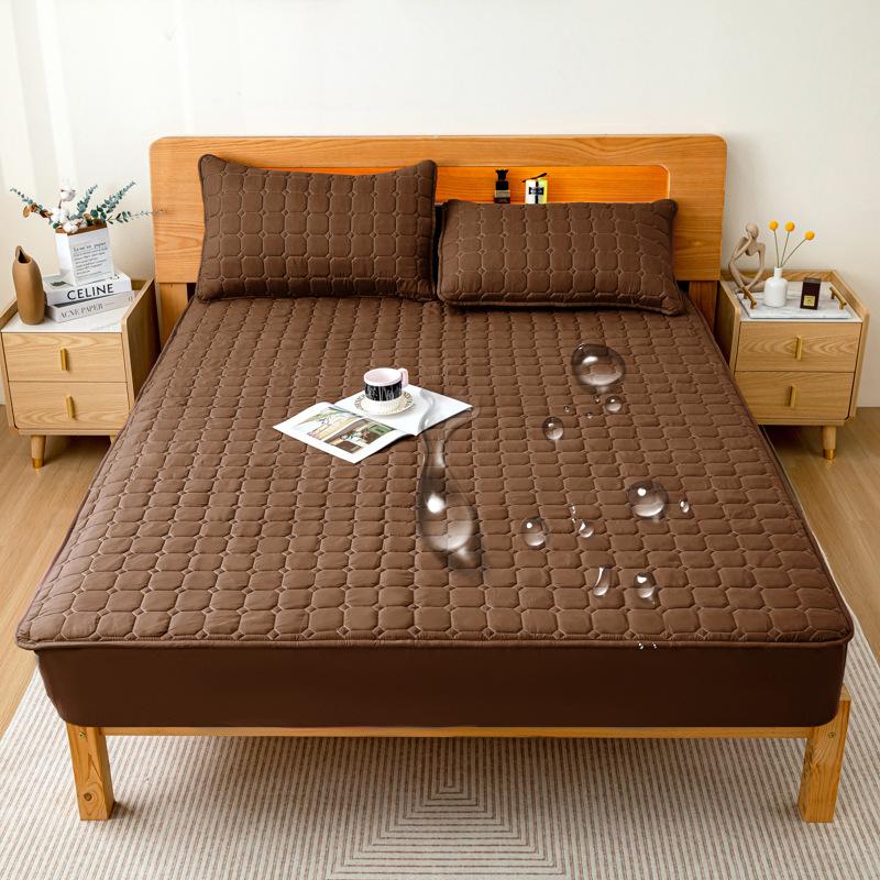 Grenzüberschreitende, gesteppte, wasserdichte Isolierunterlage, Spannbettlaken, Bettbezug, Außenhandel, verdickter Simmons-Schutzbezug, Matratzenbettwäsche