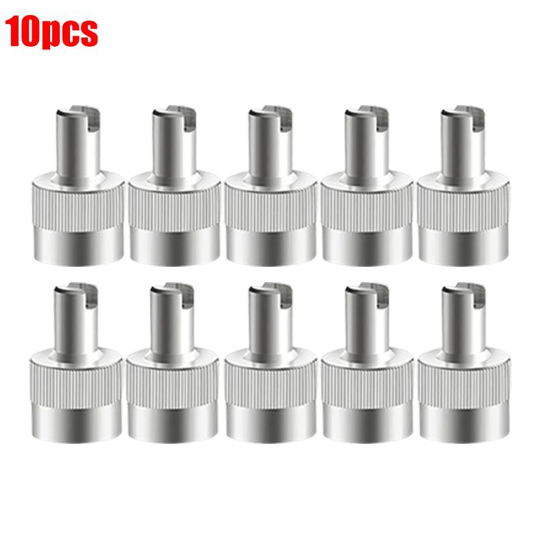 10/40pcs Copper Slotted Head Tire Valve Stem Cap with Core Remover Tool for Auto Motorcycle Bike Tire Wheel Stem Air Valve Caps