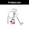 Stylish Beaded Eye Keychain Multifuntional Jewelry Fashion Bag Accessory Portable Key Holder Haloween Theme Key Ornament