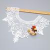Fashion Women'S Accessories Fake Collar Milk Silk Embroidered Lace Collar, Hollow Clothing Children'S Clothing Dress Accessories