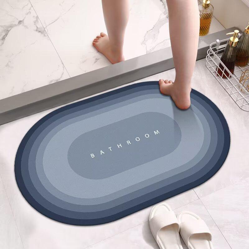 Diatom Mud Absorbent Mat Entry Door Non-slip Quick-drying Foot Mat Bathroom Door Floor Mat Kitchen Non-slip Mat Carpet