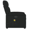 Vidaxl Foldable Massage Armchair, Black, Fabric Upholstered