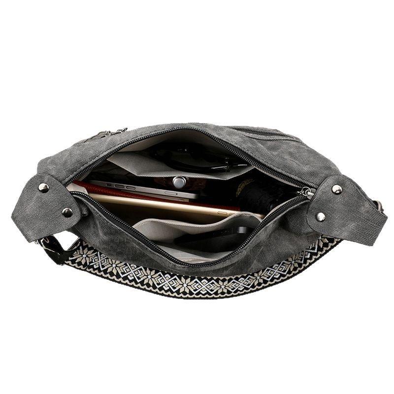 Multi Pocket Versatile Single Shoulder Crossbody Bag