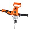 Drill Mixer, 12.7mm Corded Electric Drill Mixer Set, 0-850RPM 3.2A Mixing Drills, Mixing Drills Machine with D-Handle for Drilling & Blending,