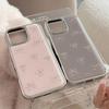 Ins Full Screen Bow Is Suitable for iPhone Apple 16/17pro Mobile Phone Case 14 Electroplating 13 Water Condensation 15 Advanced
