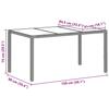 Garden Dining Set 5 pcs Light Grey Poly Rattan