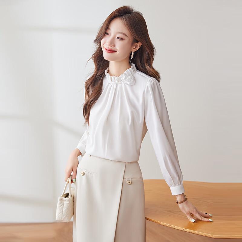 Women's Elegant Stand Collar Blouse