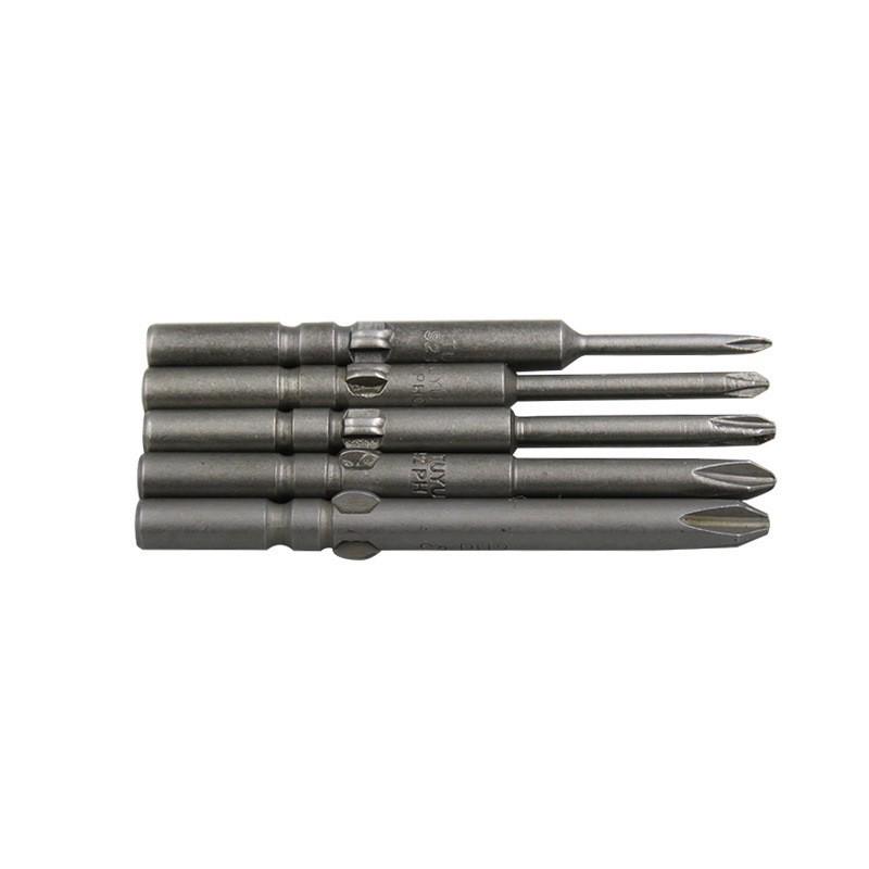 Phillips Electric Screwdriver Bit: 801, 5mm Shank, Hardened S2 Steel, Magnetic