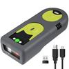 Inateck 1D 2D QR Barcode Reader, Bluetooth, Wireless Adapter, Wired Connection, Japanese Instruction Manual Included, Compact Reader Applicable To Jap