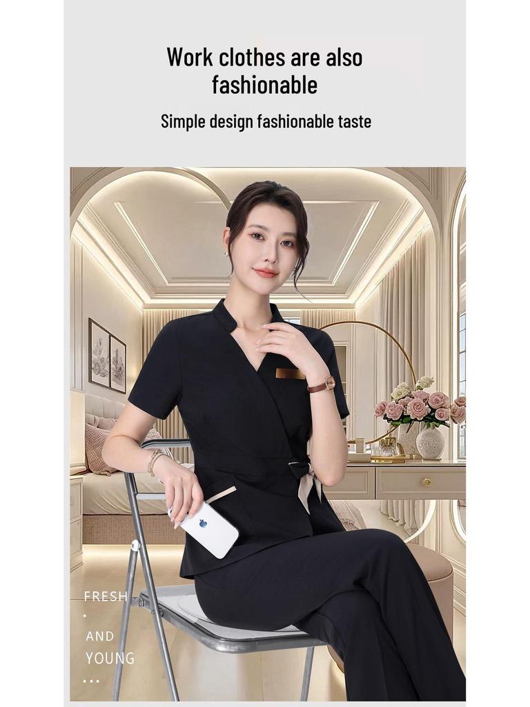 Kosmetička Šaty s polovičním rukávem pro kosmetičky a terapeuty v lázních