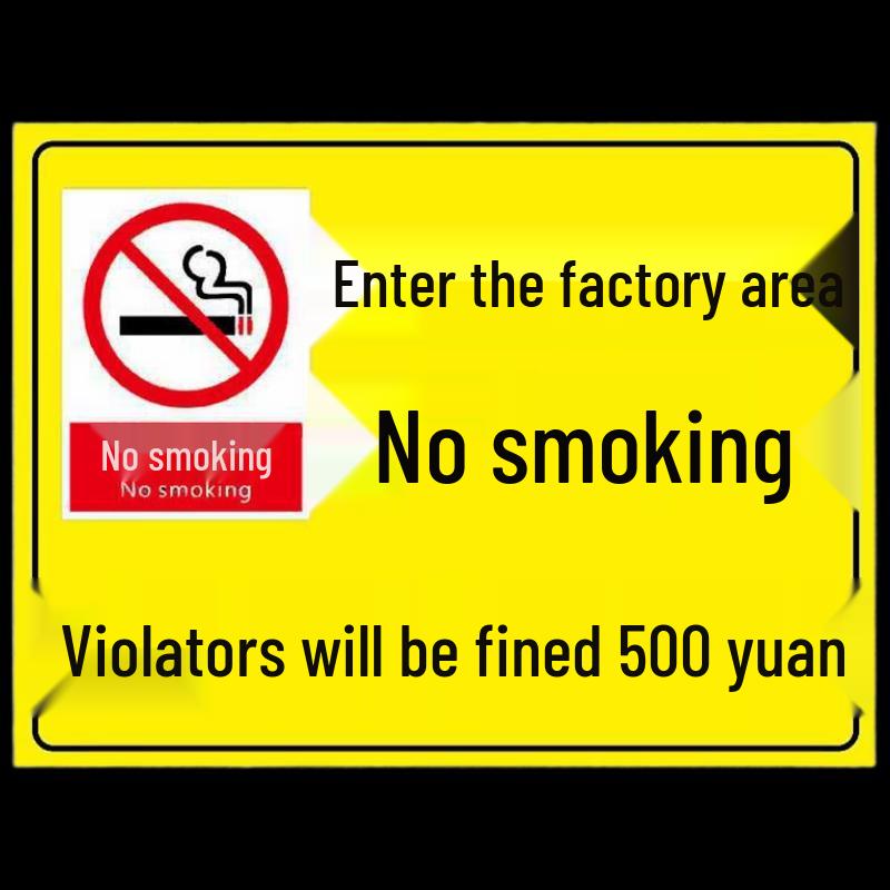 Plastic Fire Safety Warning Sign