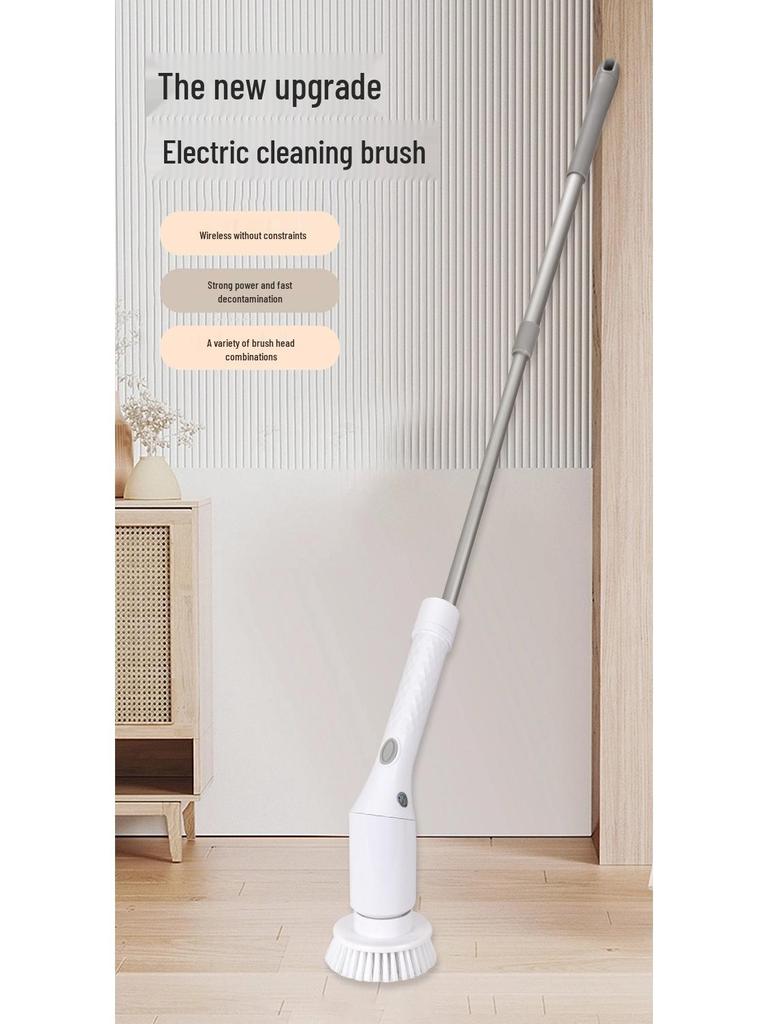 Telescopic Electric Rotating Elbow Cleaning Brush for Bathrooms
