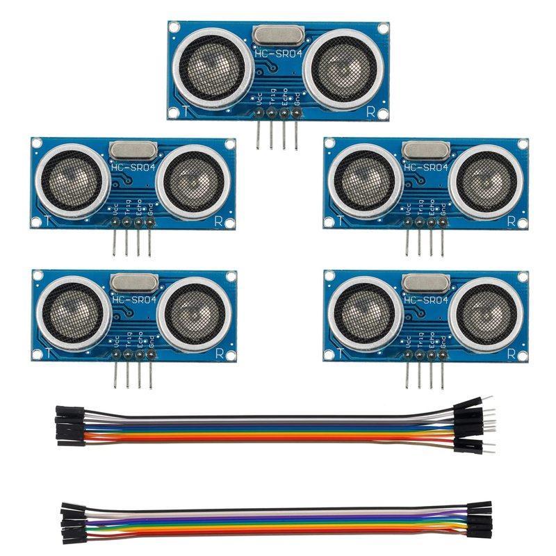 Ultrasonic sensor HC-SR04 HCSR04 to world Wave Detector Ranging Module HC SR04 Distance Sensor For Arduino 3.3V-5V