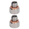 1/8" NPT Adapter Aluminiumlegierungsmaterial Auslaufsichere Dichtung 1/8" NPT Innengewinde auf M12x1.25 Außengewinde Einfache Bedienung
