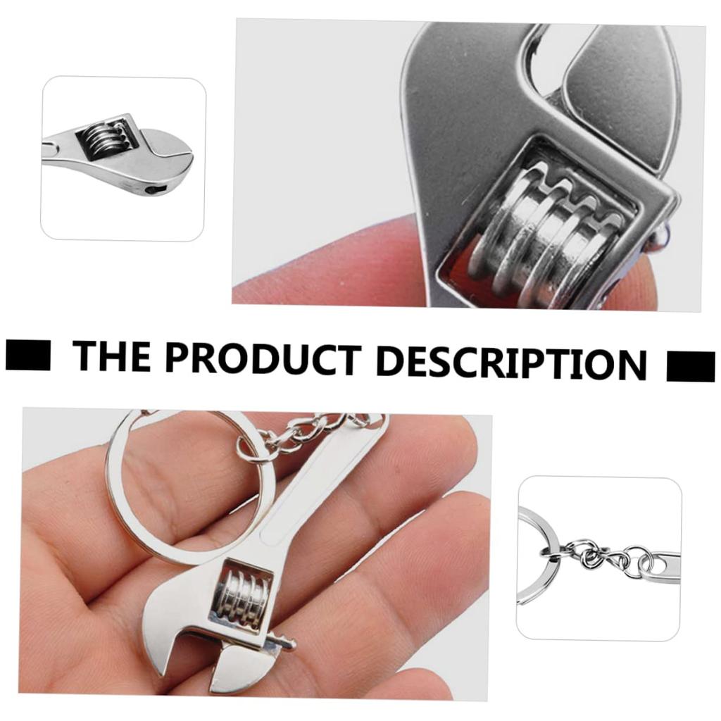 Mini Portable Screwdriver Set of 3 with Keychain - Adjustable Metal Pocket Tool Kit, Suitable for Car, Motorcycle Maintenance