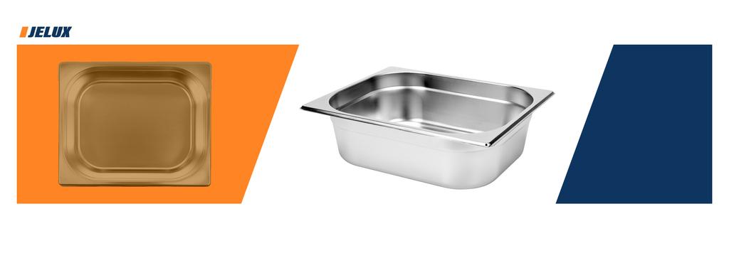 Pojemnik Gastronomiczny 7L - GN1/2, H100MM -  Stal Nierdzewna - YG-00263