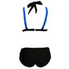 Women's Two Piece Swimsuit Sexy Cross Strap Color Matching Bikini Swimsuit