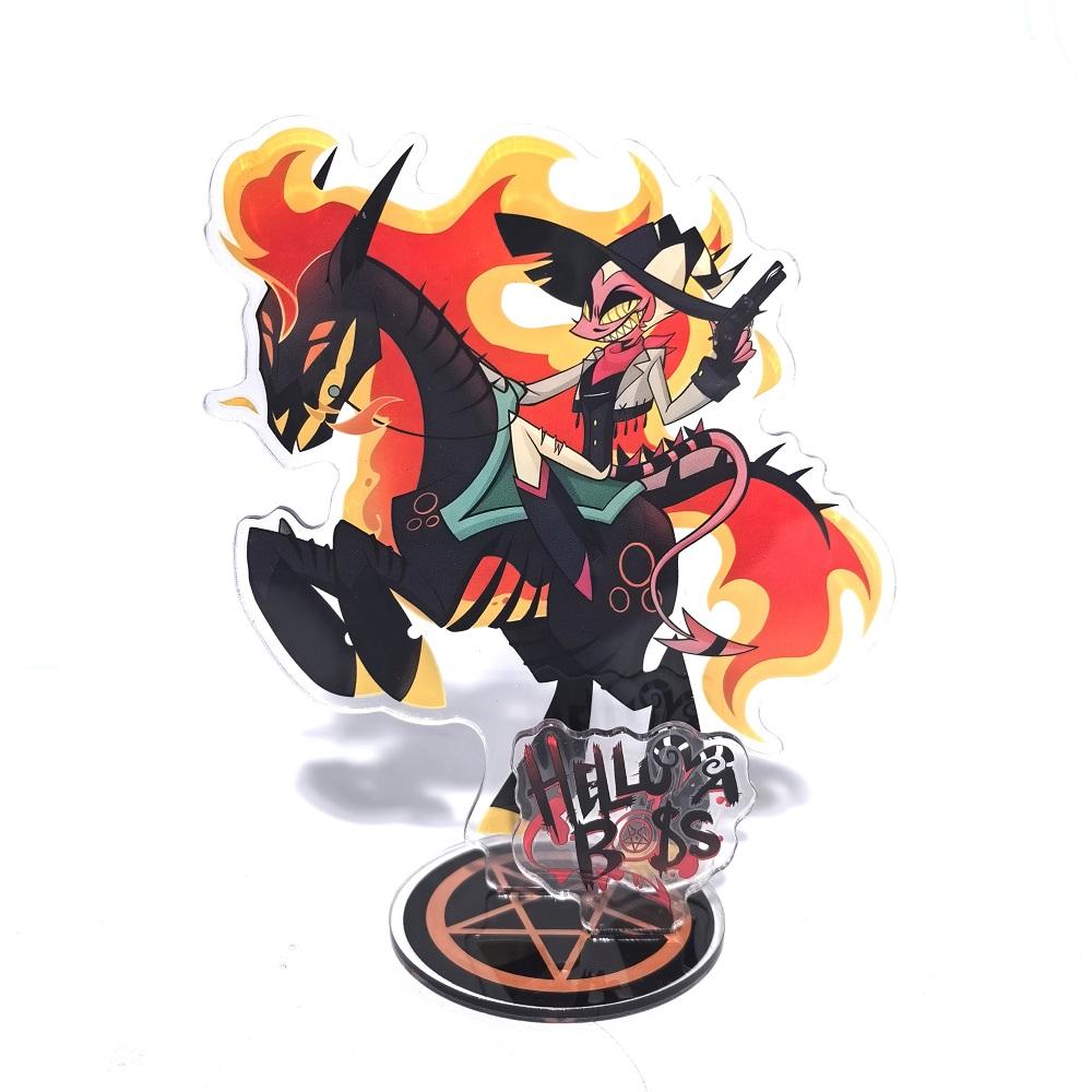 Anime Figure Acrylic Stand Model Plate Alastor Fizzarolli Angel Desk Decor Standing Sign Game Fans Gift Ornaments Stand Model