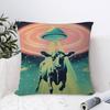 I Want To Believe Cushion Cover Inches Farmhouse Decor Home Throw Pillow Covers For Couch Decorations