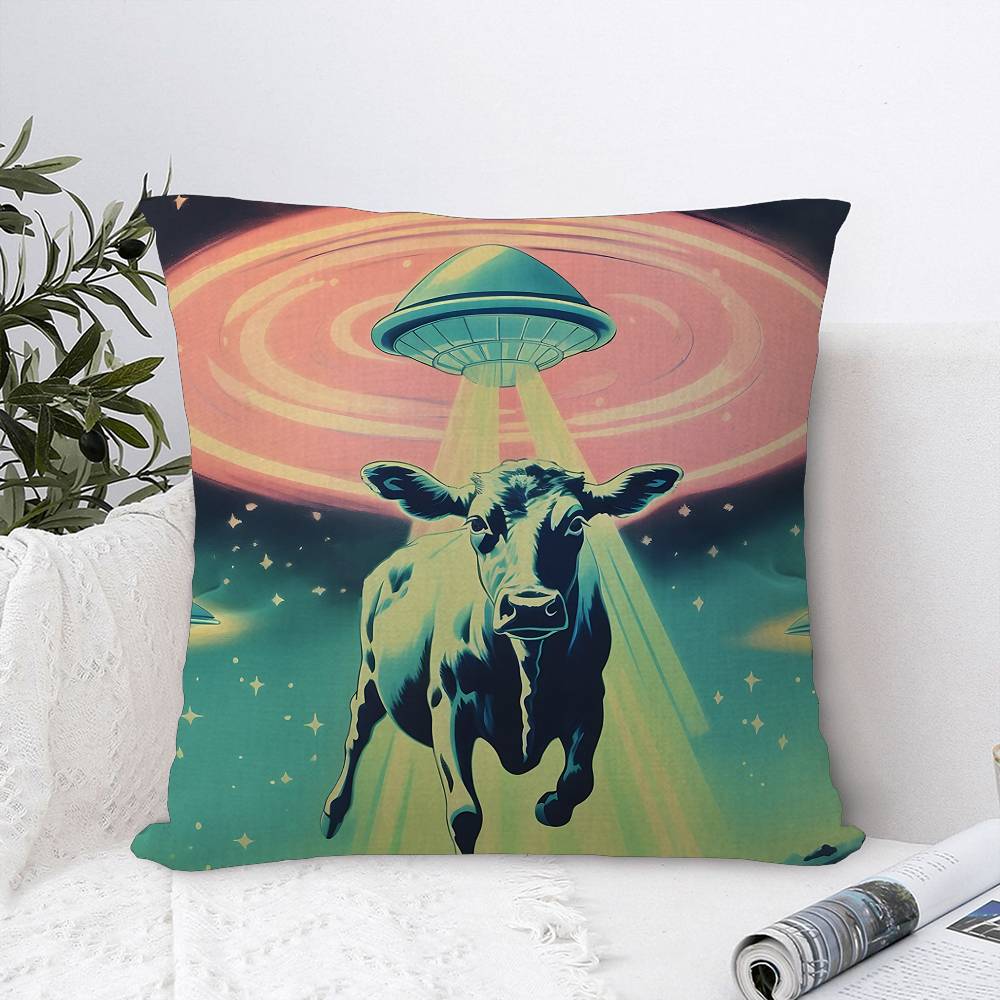 I Want To Believe Cushion Cover Inches Farmhouse Decor Home Throw Pillow Covers For Couch Decorations