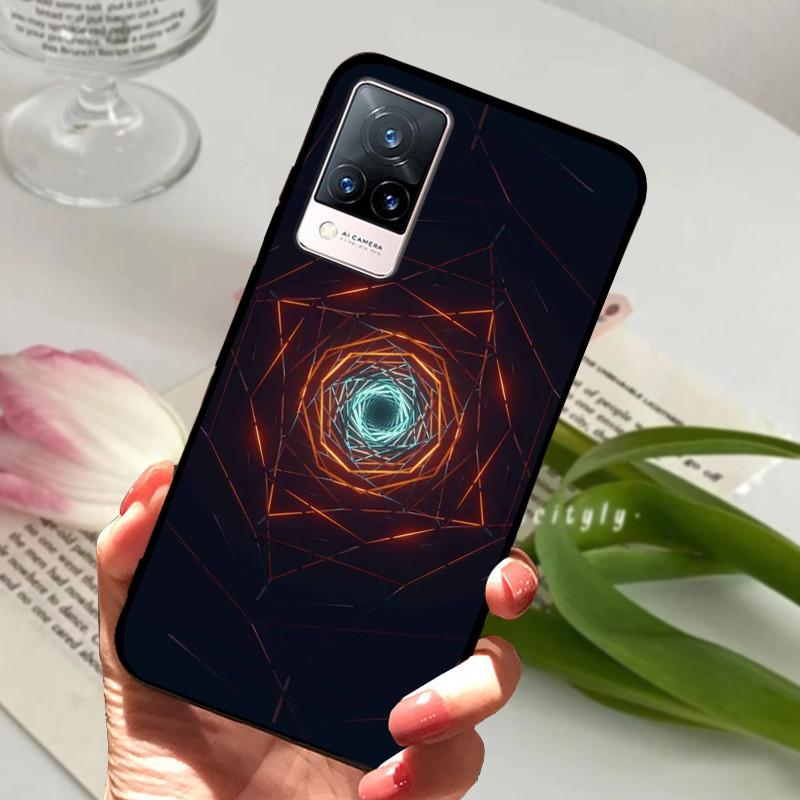 For vivo V21 5G 4G V21E Case Soft Silicone Phone TPU Coque Cover for Vivo V21E v21 V 21e 21 V2050 V2061 Protective Fundas Shell