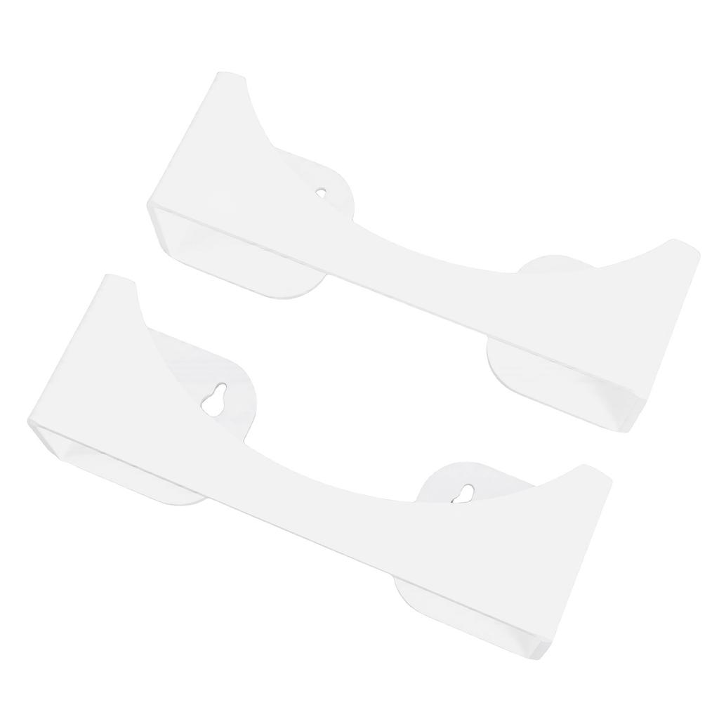 Hat Racks Holder Compact Hat Organizer for Baseball Caps Wall Installation 20 Hat Capacity White 2pcs