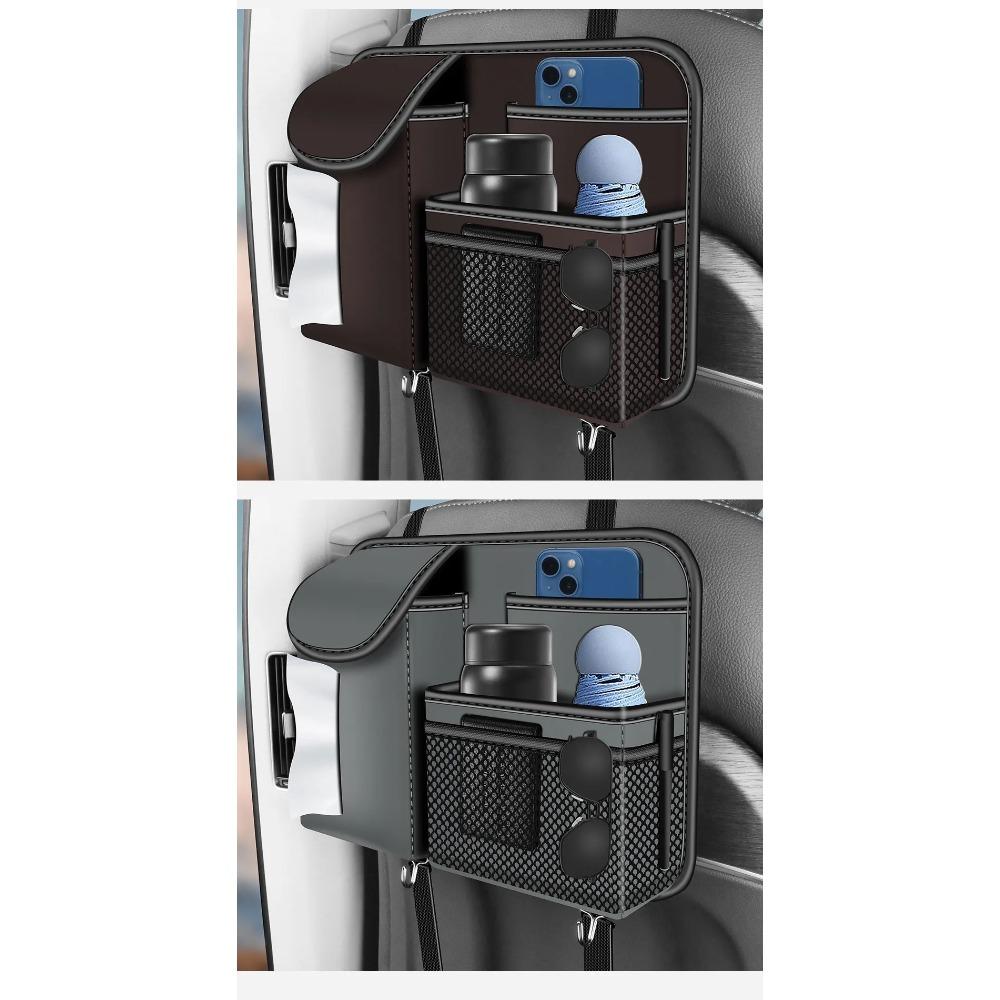 2025 New Car Seat Back Storage Organizer Bag Universal Multifunction Storage Box Stowing Tidying Pocket Auto Styling Nappa