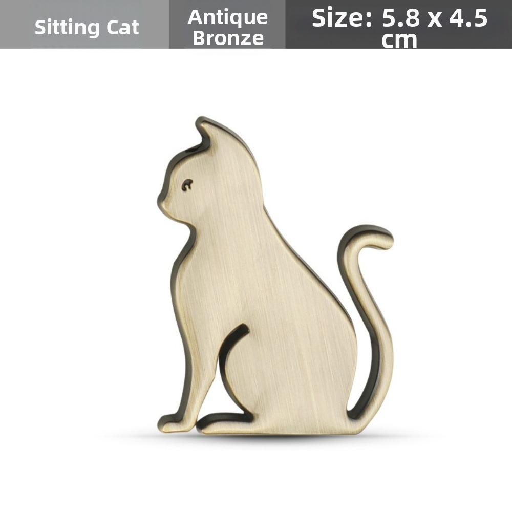 Cute Cat Car Emblem Personalized Car Covering Decor New Car Exterior Decorative Sticker
