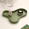 Nordic Style Irregular Ceramic Plate Cake Plate 8 Inch Jewelry Storage Tray Aromatherapy Tray Home Decoration Accessories