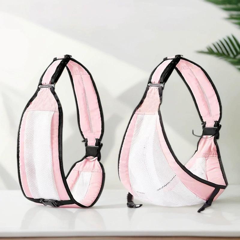 

K Рюкзак-кенгуру для новорожденных: Портативный летний поясной стул и слинговый рюкзак для малышей с сетчатой тканью для горизонтального ношения