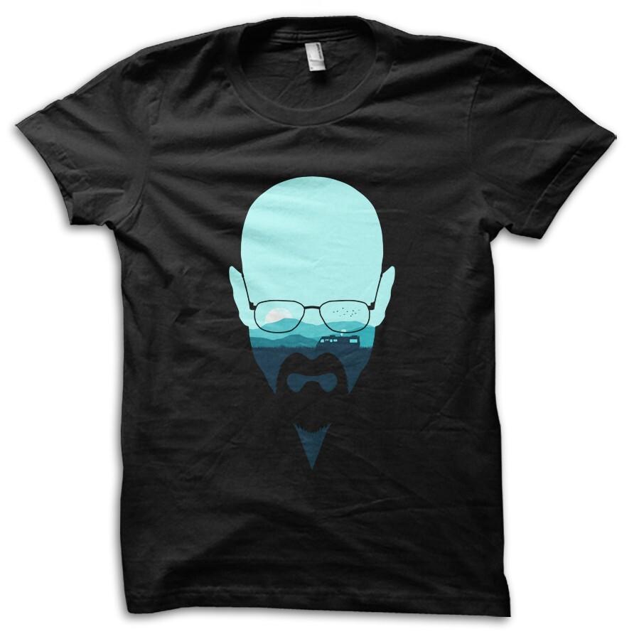Breaking Bad Walter White Silhouette TV Show T-Shirt M5531 S разноцветный