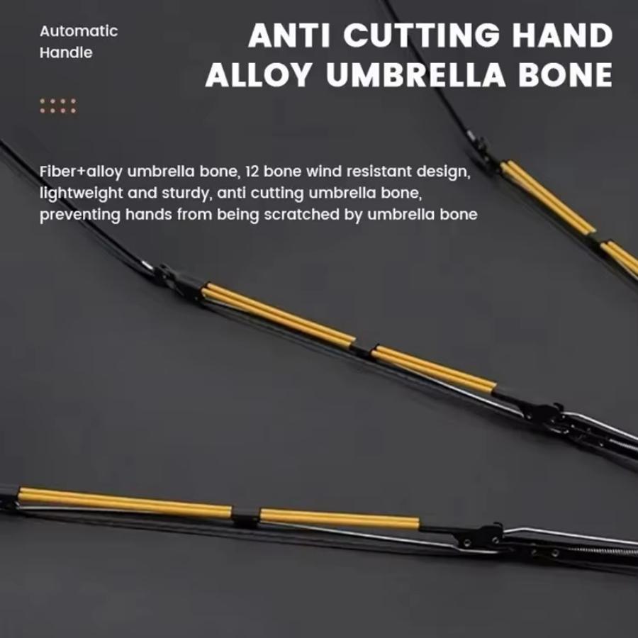 24 K Automatic Umbrella Sun Shade Umbrella Large Compact Umbrella For Rain And UV Protection Automatic Sun Shade Umbrella Travel