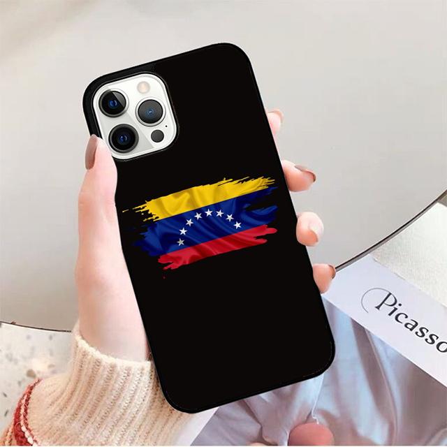 Venezuela Flag Coat Of Arms Phone Case for iPhone 17 Air 16 16e 15 Plus for Apple 13 11 12 14 Pro Max Cover Coque Fundas