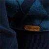 Men Sweaters Mock Neck Zipper Patchwork Pullover Men Winter High Quality Fashion Warm Sweaters for Men