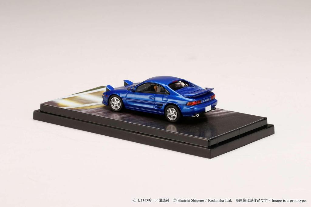 Hobby Japan Scale Toyota MR2 D VS Takumi Kai Kogashira with Driver Figure HJ643045D 1/64 (SW20) G-Limited/Initial Fujiwara, (Finished Model)