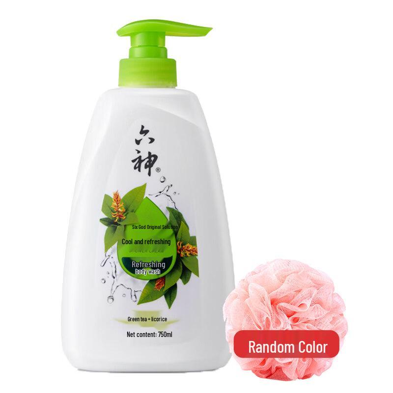 Охлаждающий и освежающий гель для душа Liushen