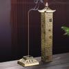 Retro Style Vertical Incense Burner Rod Holder with Catcher Chinese Fu Relief Decor Craft