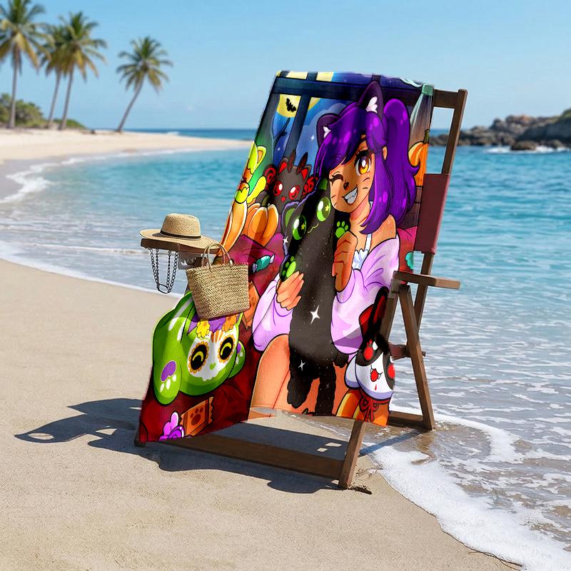 Pixel Game Fashion Beach Towel: Ideal for Summer Adventures Soft, absorbent and quick drying suitable for swimming and bathing